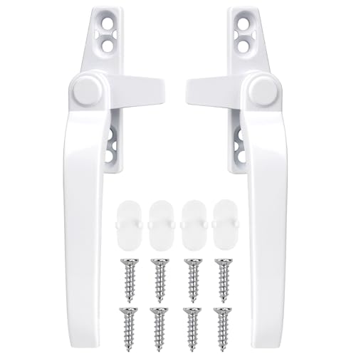 Window Handle, 2PCS Universal White Window Handle Replacement Kit with ...