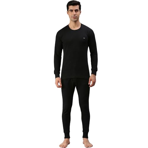 Image of Amul Comfy Men's Parka Round Neck and Trouser Thermal Set