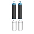 Waterdrop Alkaline Water Filter, Replacement for Berkey® BB9-2 Black Filters & NSF/ANSI 372 Certified Fluoride Filters