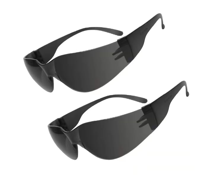 Pacificdeals Multipurpose Black Plastic Curve Shape Full Rim Welding Safety Goggles with Universal Fit for Welding Soldering Torching Brazing Metal Cutting for Men Unisex - Black (Pack of 2) (B09JZDK766) Amazon Price History, Amazon Price Tracker