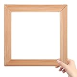 Toyvian Leinwand Spannrahmen 30x30cm Selbstgemacht Holzrahmen für Ölgemälde Stabiler Keilrahmen zur Wand und Tischdekoration