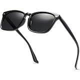 aisswzber Square Polarized Sunglasses for Women Men Classic Trendy Stylish Sun Glasses 100% UV 400 Lens Protection