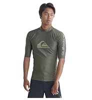 Amazon.co.jp: UPF50+ 高速乾性 山波ロゴ 半袖ラッシュガード