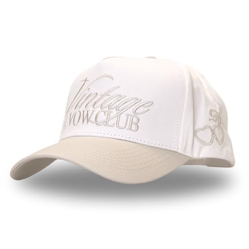 Image of Vintage Faith & Forever Trucker Hat | Men & Women | Christian Cross Jesus Hats | Bachelorette Bride Hat | Cotton | Snapback