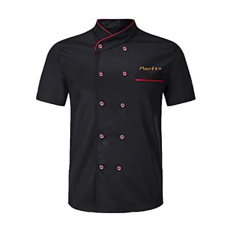 Personalized Embroidered Chef Coat Customized Hotel Kitchen Restaurant Chef Jacket Cover