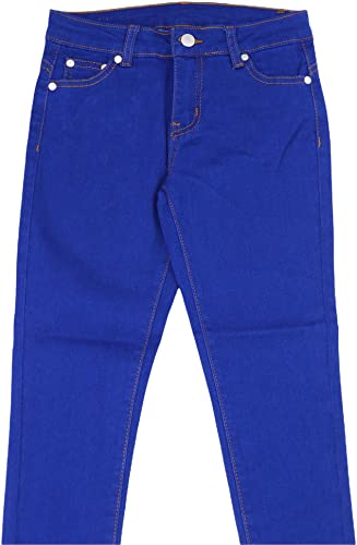 Image of ToBeInStyle Girl's Denim Easy Styling Classic Timeless Everyday Jeans Zip-Up Closure