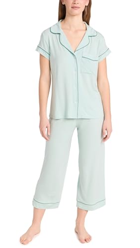 Image of Eberjey Gisele Short Sleeve and Cropped Pant PJ Set