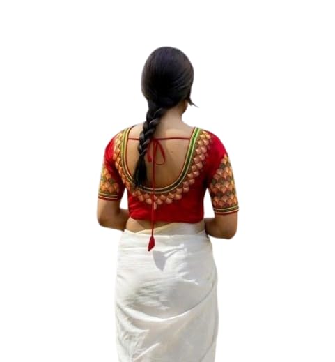 Nabamita Clothes Embriodary Cotton Round Neck Blouse for Women| Comfortable, Breathable, Lightweight, Skin Friendly - Review, Price and Buying Guide
