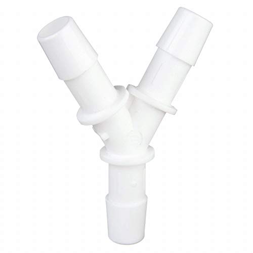 Eldon James Barbed Y Connector, Polypropylene, 5/8