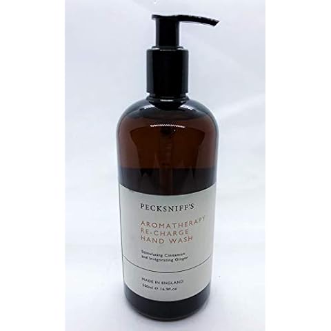 Pecksniff's Luxury Aromatherapy Hand Wash 500ml (Re-Charge with Stimulating Cinnamon & Invigorating Ginger) Cover