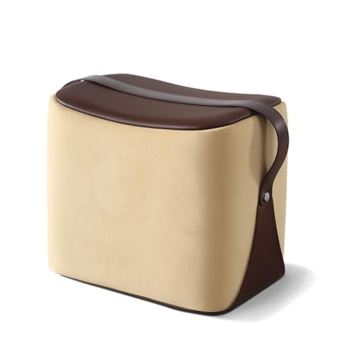 Sac souple sur tabouret bas portable de 43cm pour assise de salon - 2