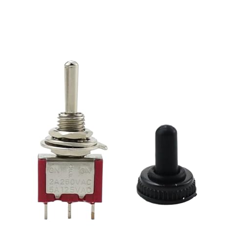 Interrupteur MTS-123 micro bouton à bascule 6mm 3 broches à tête mobile rouge x10