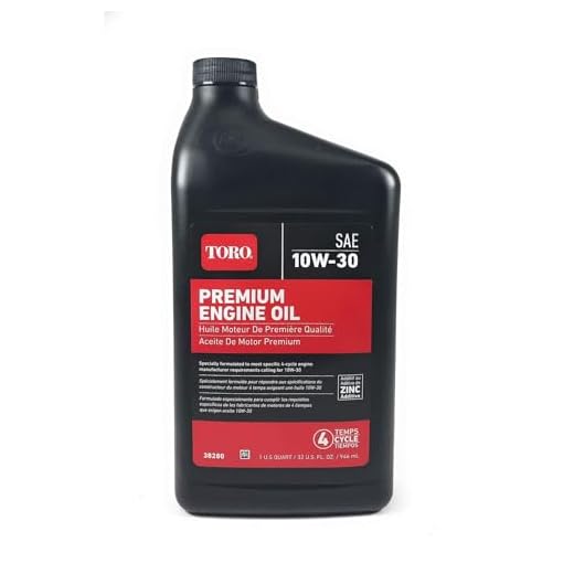Toro 38280 SAE 10W30 4-Cycle Engine Oil - 32 OZ Bottle