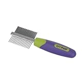 Coastal Pet Li'l Pals Double-Sided Dog Comb - Tick & Flea Comb - Dog Grooming Brush for Small Breeds & Puppies - One Size