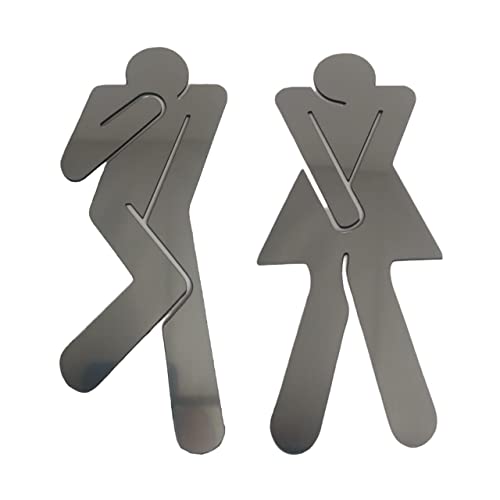 La Mejor Selección de Decoración original los mejores 10. 45 Figuras Decorativas de color plata Cepillado Mujer y Hombre