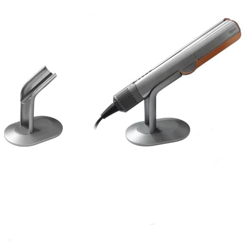 Coyktonty Desktop Stand for D -yson Airstrait HT01 Hair Straightener, Metal Display Stand Support Bracket Stand (Silver)