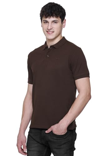Image of Half Cotton Polo T Shirt for Man with Pocket - Regular Fit Mens Collar Tshirt