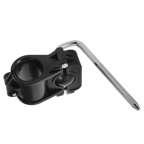 Abrazadera para Rack de Batería Electrónica Mikinona con Soporte L Ajustable, Abrazadera Compacta para Percusión, Tom y Cascabel miniatura 1