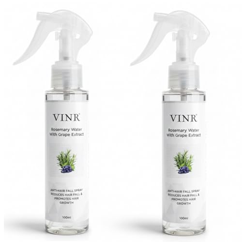 Image of VINR Rosemary Hair Spray for Hair Growth | Rosemary Water & Mint Scalp Strengthening Spray | Anti Hair Fall | Hair Mist | Lightweight Hair Growth Mist | All Hair Types Pack of 2 (200ml)