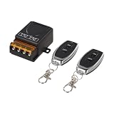 MoSundi AC 72V-220V 433MHz Wireless Switch Controller 3000W High Power Remote Kit Illuminazione Motore Cancello IP65 Caso Ignifugo con 2 Telecomandi