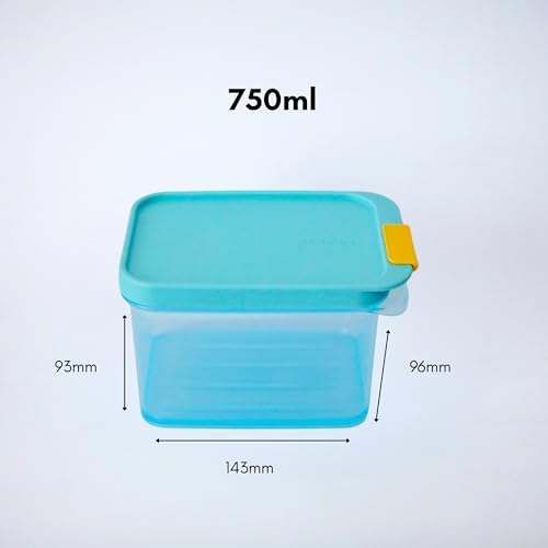 Image of LocknLock Freezer Fit 750 ml Container | Airtight Stackable Food Storage for Meal Prep | Microwave & Dishwasher Safe | BPA Free Freezer Container with Lid