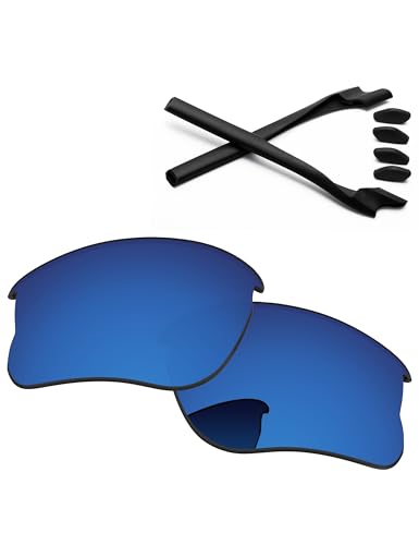 Image of Replacement Lenses & Rubber Kits for Oakley Half Jacket 2.0 XL OO9154 62mm - Precise Fit, UV Block, Impact Resistant