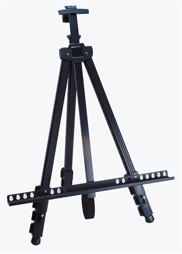 CONGRUI Aquarell-Staffelei, Nachtklappbar, Eisen, tragbares Stativ-Display, langlebig