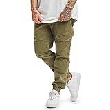 Yakuza Herren Cartel Jogging Cargohosen, Burnt Olive, XXL