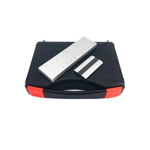 EVPZPLKMGT Fineness Meter, Wide Slot 0-50um (Slot Width 37mm), 5um, Stainless Steel Fineness Plate, Paint Particle Fineness Meter