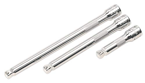 Sealey Ak763 Wobble/Rigid Extension Bar Set 3Pc 3/8Sq Drive