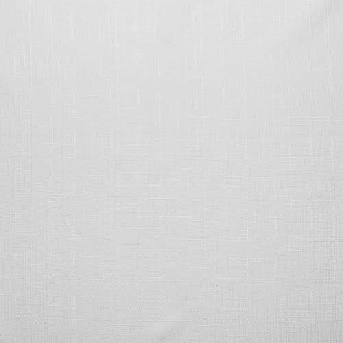 Exclusive Home Curtains Loha Linen Window Curtain Panel Pair, 54" X 108", Winter White #TOP1