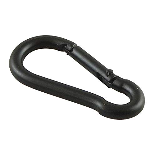 SKIVTGLAMP 10 Pcs Threaded Quick Link 5mm Heavy Duty D Shape Locking Looks for Light Holder Replacement Kit, Durable Chain Connector, Camping and Outdoor Equipment DIY, 7 Colors,Matte Black