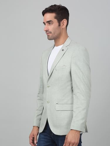 Image of Cantabil Checkered Full Sleeves Notch Lapel Casual Blazer for Men | Casual Blazer for Men | Men Blazer for Casual | Blazer for Men Casual (P MBZC00055)
