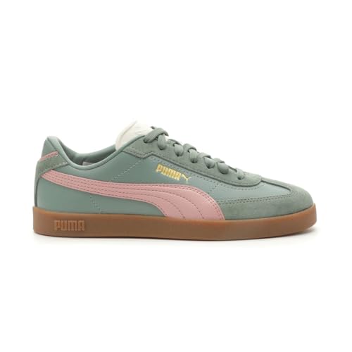 PUMA Women's Club II Era, Eucalyptus-Future Pink, 5.5