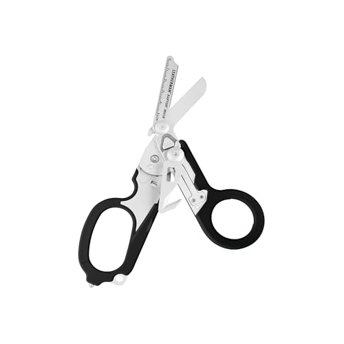 LEATHERMAN, Raptor Rescue, 6-in-1 Heavy-Duty Emergency/Trauma Shears, Made in the USA, Utility Holster Included