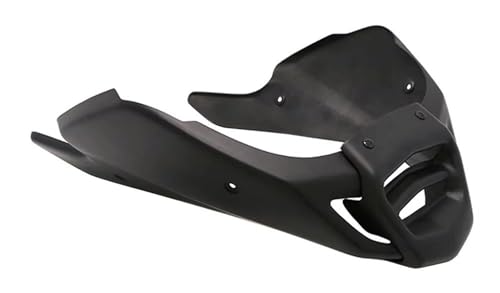 Carénage de Moto Noir Mat - Becquet Aileron Avant et Motorverkleiding