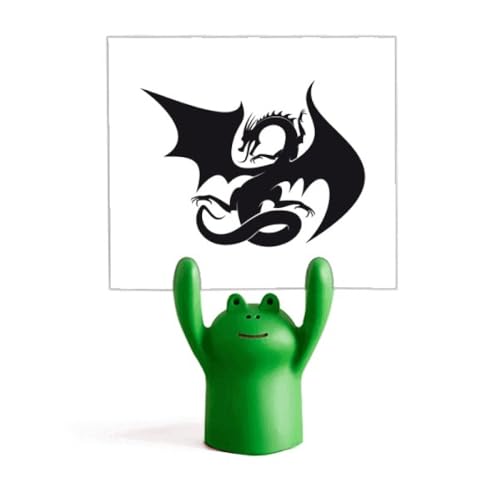 Support de mémo grenouille dragon déco de table et bureau