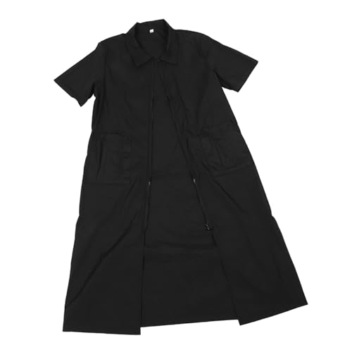 Smock antiestático SOIMISS de media manga para manejo de gatos en peluquerías
