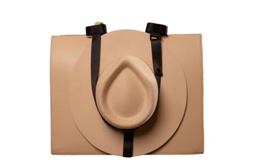 Hat Holder for Travel- Stylish Durable Travel Accessory Designed for Purses, Totes, Bags, Backpacks, Luggage & More | Fits Multiple Hats and Cowboy Hats with Thick or Curved Brims