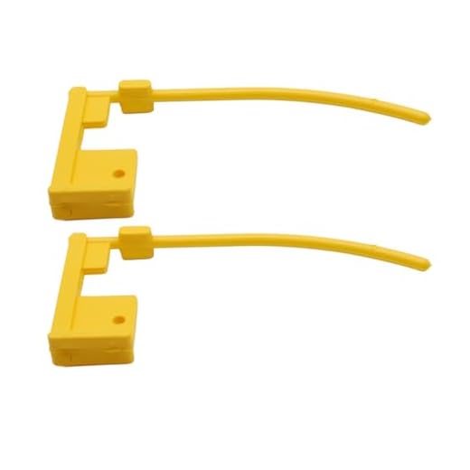Sicherheitsfahne Gelb IPSC Patronenlagersperre Safety Flag Uni AR 15 (2 Stück Packung)