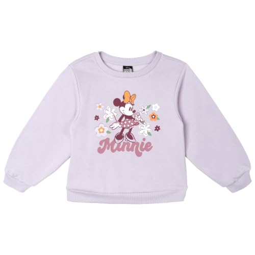 Image of Disney Minnie Mouse Girls' Fleece Sweatshirt and Flare Pant Set for Baby & Kids