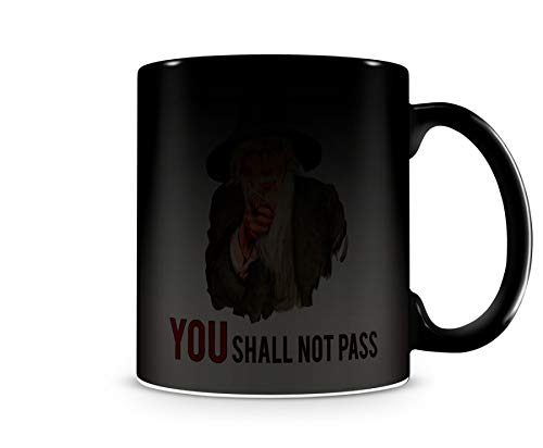 Caneca Mágica senhor dos anéis Gandalf You Shall Not Pass