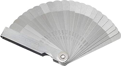 STANLEY Calibrador de Folgas 36 Lâminas de 0,051 a 0,889mm 78-214