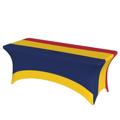 Housse de table extensible Tchad 1,8m EdWal en élasthanne pour réception - 2