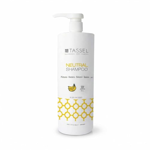 Champú Neutro Profesional de Plátano 1L – Uso Frecuente para Todo Tipo de Cabello – Limpieza Suave y Fórmula Equilibrada para Cuidado Diario – Aroma Sensations (Paquete de 1)