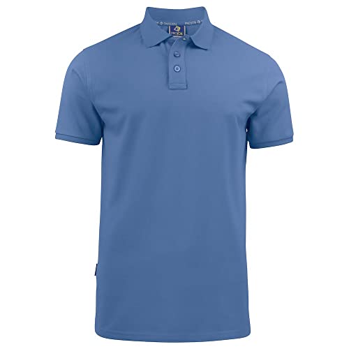 Polo homme bleu ciel taille M vêtement été manches courtes casual