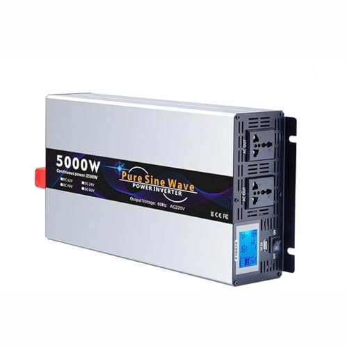 Convertisseur onde pure 24V 3000W pour voiture avec écran LCD et ports USB