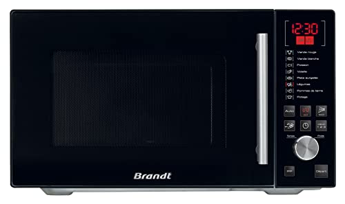 Brandt GE2607B - Micro-ondes pose-libre - 8 Autoprogrammes - Mode Décongélation - 26L - 900W -...