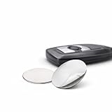 Aluminium Aufkleber für Autoschlüssel 11 mm –Key Remote Emblem Sticker mit hochfester Klebeschicht für Fahrzeugschlüssel, Fernbedienung & Zündschlüssel, 2 Stück Set