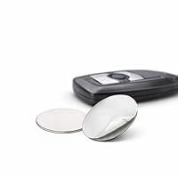 Aluminium Aufkleber für Autoschlüssel 11 mm –Key Remote Emblem Sticker mit hochfester Klebeschicht für Fahrzeugschlüssel, Fernbedienung & Zündschlüssel, 2 Stück Set